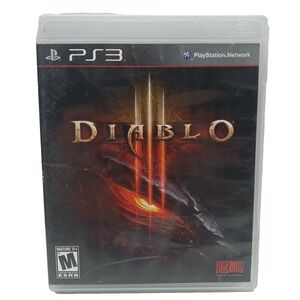 Diablo III (Sony PlayStation 3, 2013) Very Good / Has Manual‎ / CD Clean!